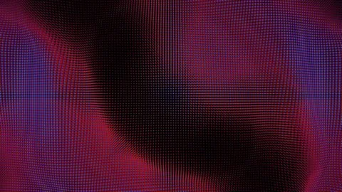Red and Black Abstract Grid with Dynamic Wave Pattern and Gradient Lighting Stock Illustration