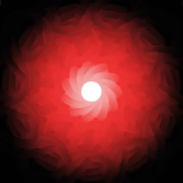 Red and black abstract Illustrazione stock