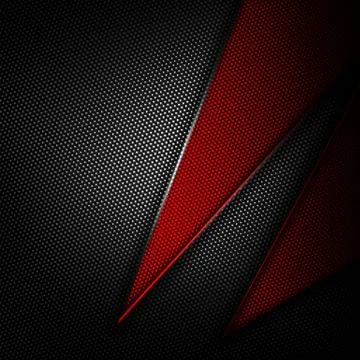Red and black carbon fiber background. Stock Illustration
