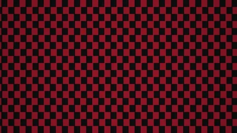 Red and black checkerboard pattern in a repetitive design Stock Footage 339447859