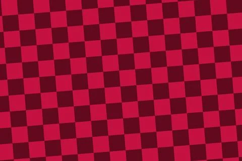 Red and black checkered pattern with small squares Stock Illustration