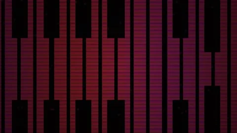 Red and black digital circuit board. Stock Footage 334893112