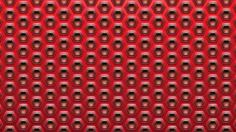 Red and Black Embossed Spaced-out Hexagon Background Vector Illustration イラスト素材