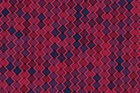 Red and black geometric pattern with diamond shapes Stock Illustration