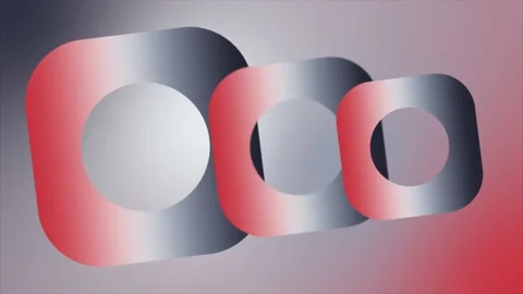 Red and black Gradient color rotating square background Stock Footage 222031143