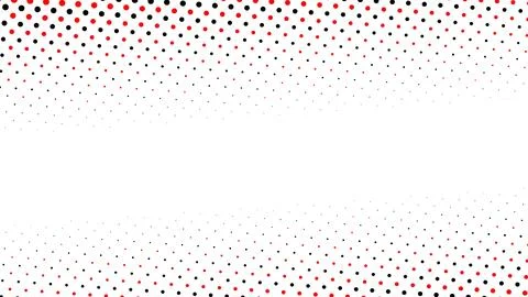Red and Black Halftone Dot Pattern Background 스톡 일러스트