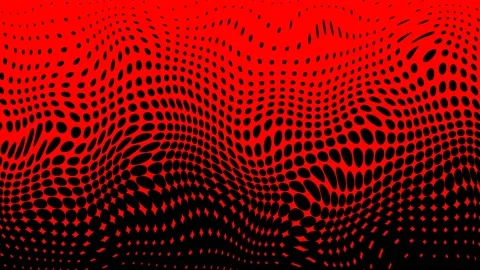 Red and black halftone dots motion background Stock Footage 165138944