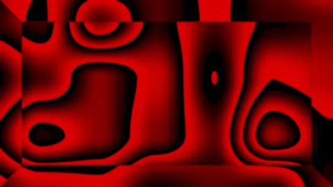 Red and Black Liquid Fluid Pattern with Beveled Frame Abstract Seamless Loo.. 스톡 동영상 340334752