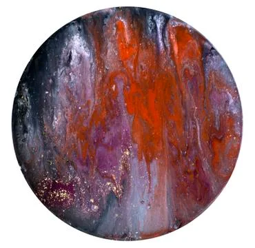 Red and black marbling pattern. Golden marble liquid texture. Stock Illustration