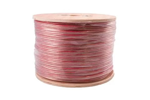 Red and black parallel cable 1 Stock Photos