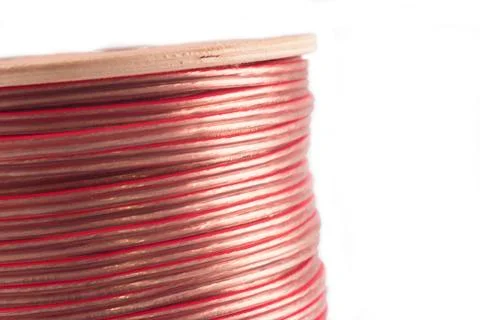 Red and black parallel cable 2 Stock Photos