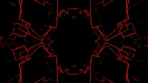 Red and black pattern with a black background Stock-Footage 278870398