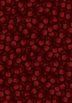 Red and Black Seamless Pattern Abstract Zentangle Vector Background Illustrazione stock