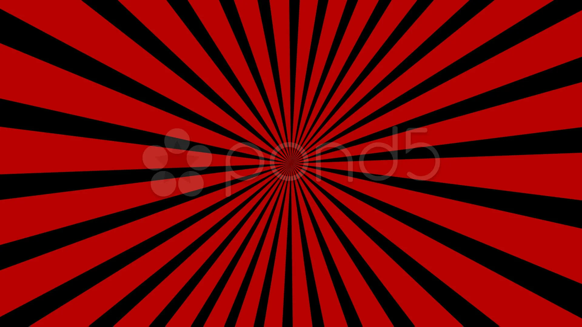 red sunburst background