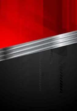 Red and black tech background with metal stripe Red and black tech backgro... 스톡 사진