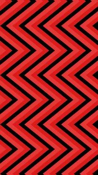 Red and black zigzag geometric pattern 库存插图