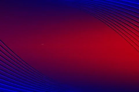 Red and blue abstract background with wavy lines, abstract red and black Stock Illustration