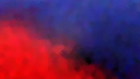 Red and blue abstract background with gradient colors and textured brush st.. Stock Illustration
