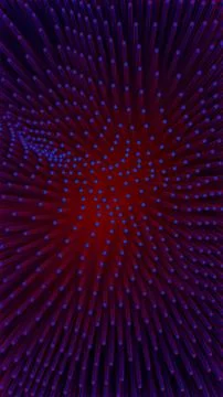 Red and Blue Abstract Radiating Light Pattern Stock Illustration