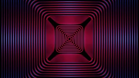 Red and Blue Abstract Sinusoidal Waves Background VJ Loop in 4K Stock Footage 279816265