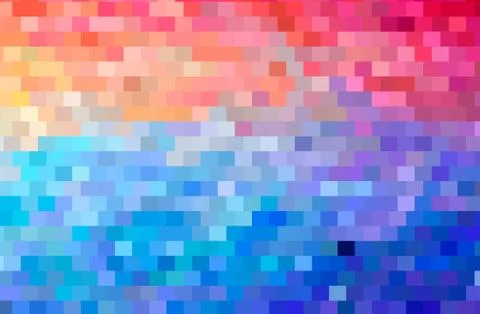 Red and blue abstract vector background. Simple pattern. Stock Illustration