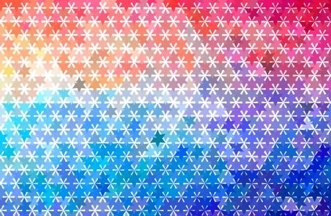 Red and blue abstract vector background. Simple pattern. Illustrazione stock