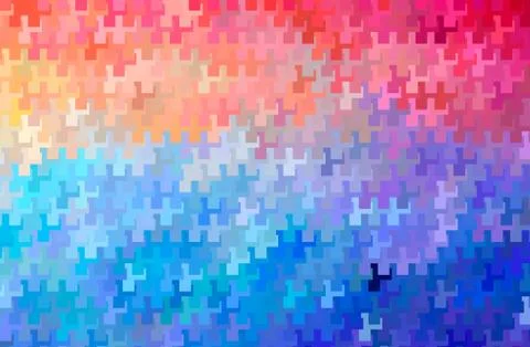 Red and blue abstract vector background. Simple pattern. Stock Illustration