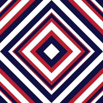Red and Blue Argyle Diagonal Stripes seamless pattern background 스톡 일러스트