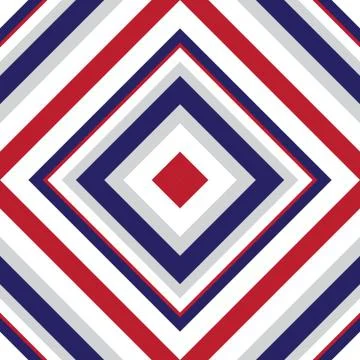 Red and Blue Argyle Diagonal Stripes seamless pattern background 스톡 일러스트