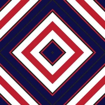 Red and Blue Argyle Diagonal Stripes seamless pattern background 스톡 일러스트