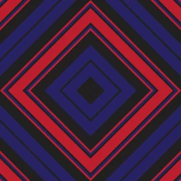 Red and Blue Argyle Diagonal Stripes seamless pattern background 스톡 일러스트