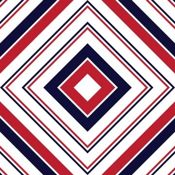 Red and Blue Argyle Diagonal Stripes seamless pattern background 스톡 일러스트
