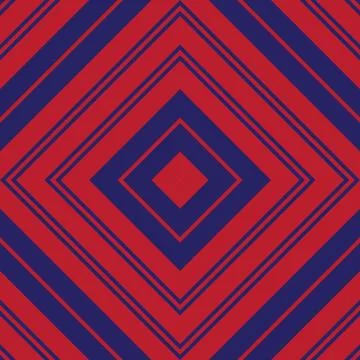 Red and Blue Argyle Diagonal Stripes seamless pattern background 스톡 일러스트