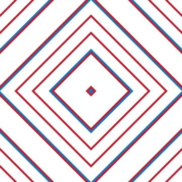 Red and Blue Argyle Diagonal Stripes seamless pattern background 스톡 일러스트