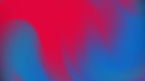 Red and blue blend into smooth wavy abstract art. Stock Footage 294988600