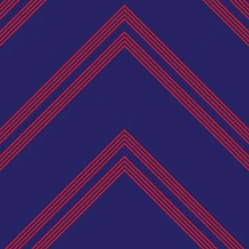 Red and Blue Chevron Diagonal Stripes seamless pattern background Illustrazione stock