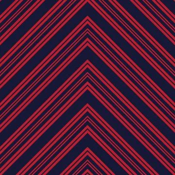 Red and Blue Chevron Diagonal Stripes seamless pattern background イラスト素材