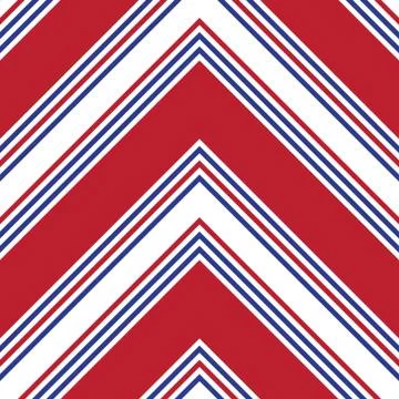 Red and Blue Chevron Diagonal Stripes seamless pattern background 스톡 일러스트