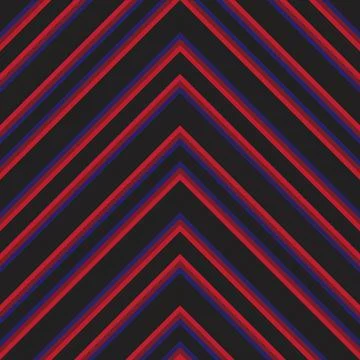 Red and Blue Chevron Diagonal Stripes seamless pattern background Illustrazione stock