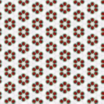 Red And Blue Circular Pattern Wallpaper Stock Illustration