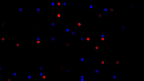 Red and blue dots motion background video Stock Footage 72657795