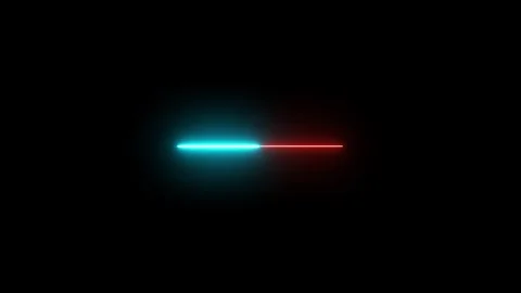 Red and Blue Emergency Light Animation  Glowing Police and Ambulance Lights.. Stock Footage 308905421
