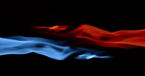 Red And Blue Flame Stock Footage 172294571