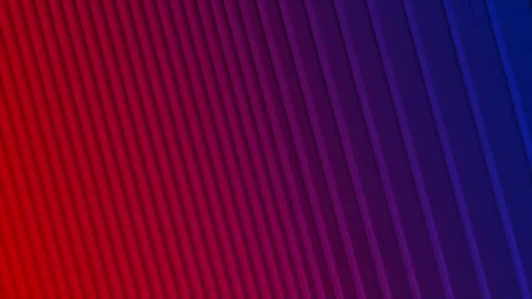 Red and blue geometric tech motion background with minimal stripes and lines Stock Footage 344800637