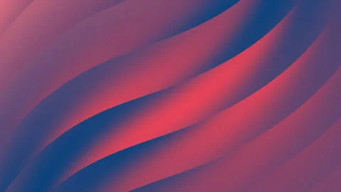 Red and blue gradient curves create abstract background Stock Footage 301411344