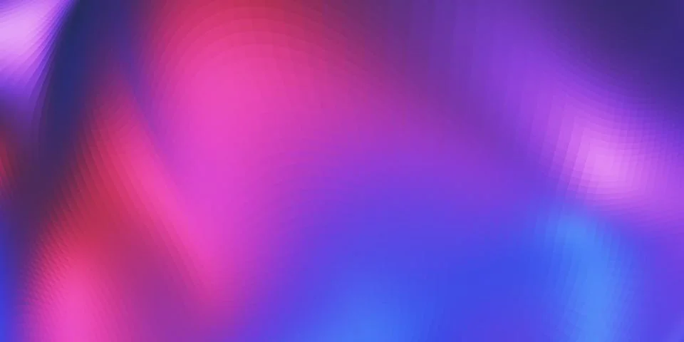 Red and blue gradient mesh to rainbow colors Abstract wave blur Illustrazione stock