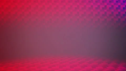 Red and blue gradient pattern with geometric squares Video stock 209813250