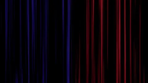 Red and blue gradient render 3d. Abstract lines moving neon 3d background. High Illustrazione stock