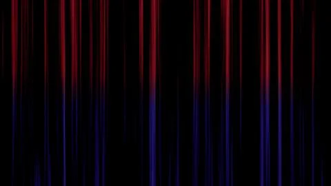 Red and blue gradient render 3d. Abstract lines moving neon 3d background. High Illustrazione stock