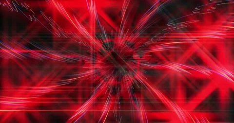 Red and blue lights flicker Stock Footage 285498357